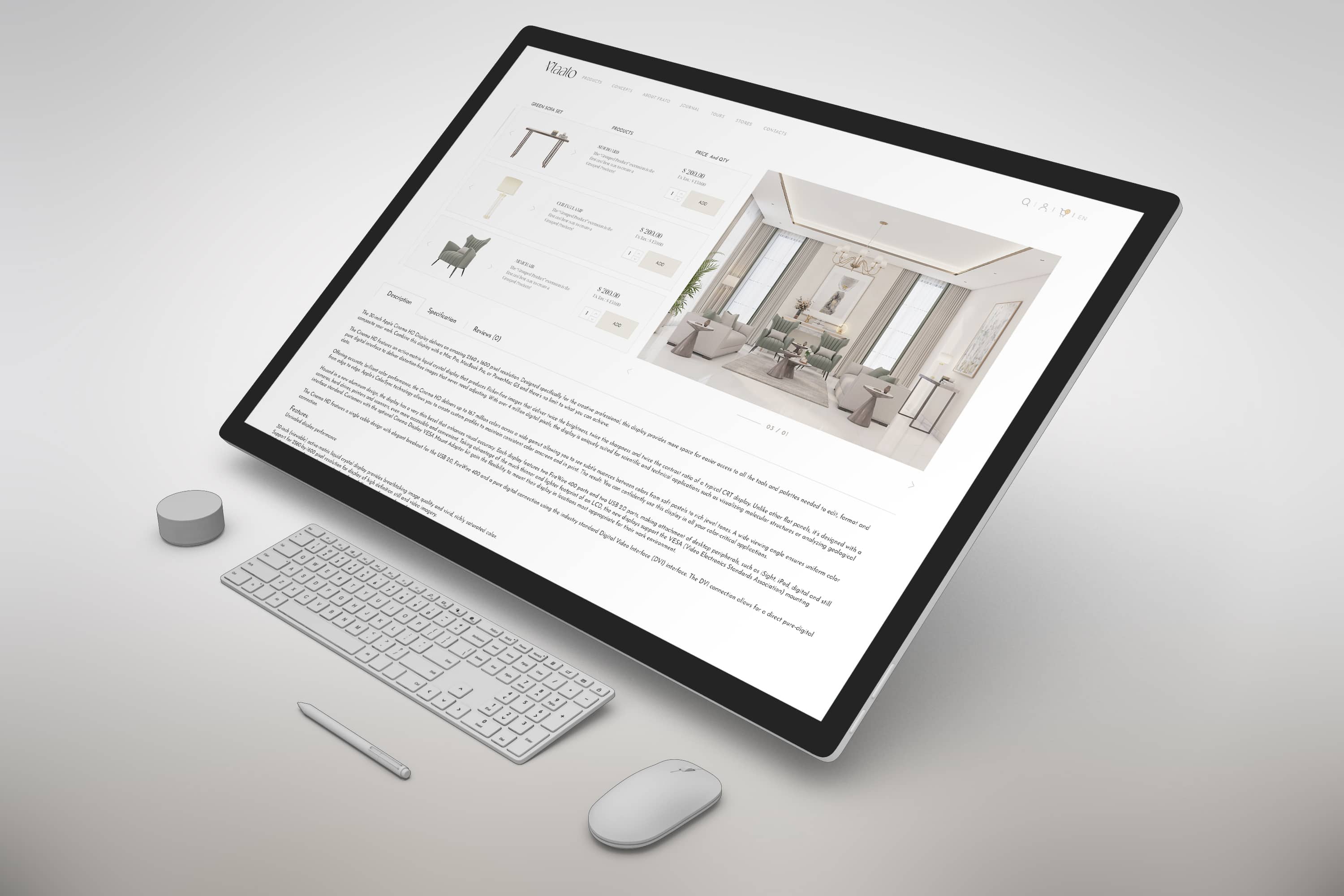 Flatu Store for luxury furniture and interior design