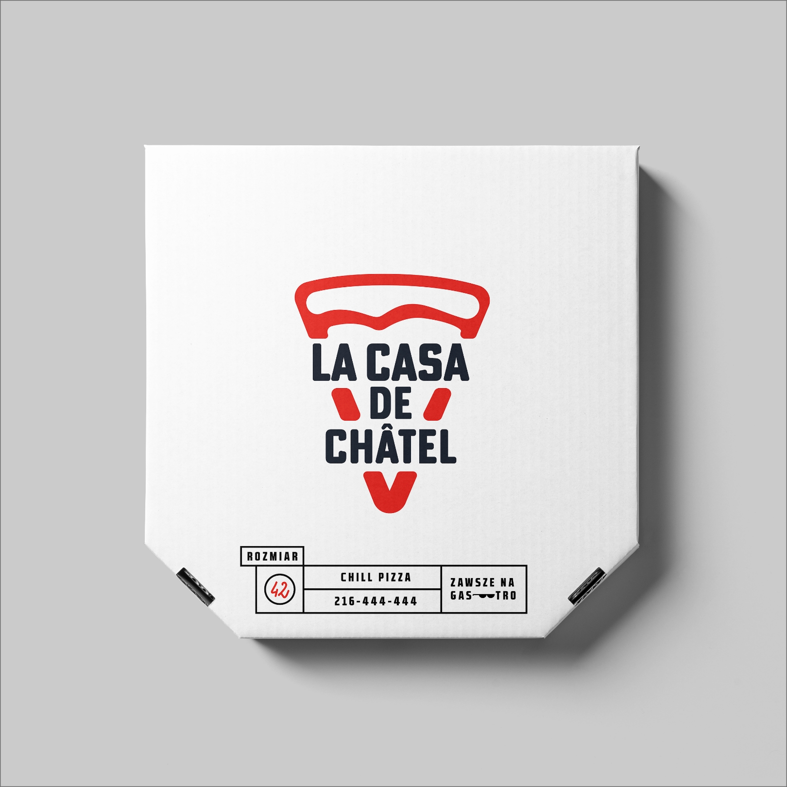 Designing a logo for LA CASA DE CHATEL